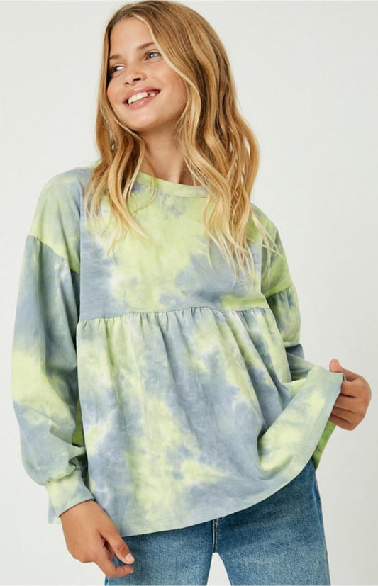 Hayden Peplum TieDye